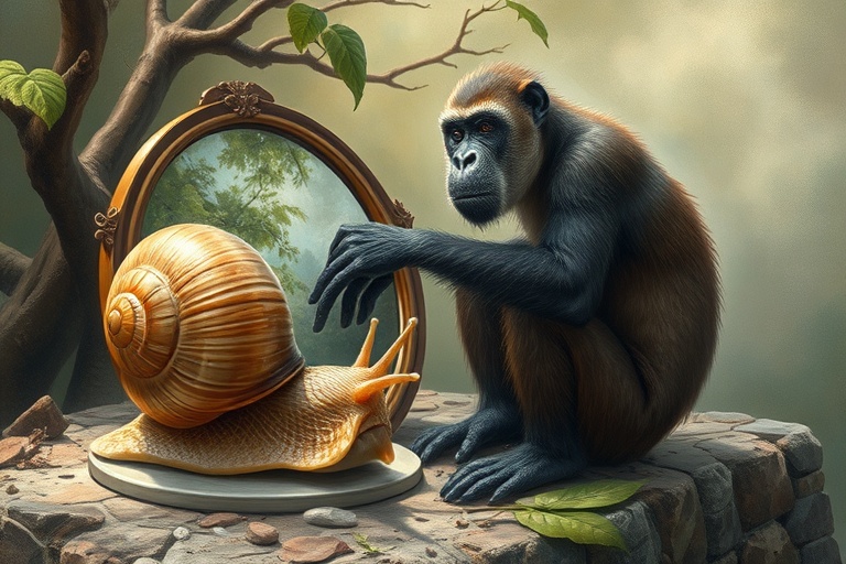 THE SNAIL AND THE APE